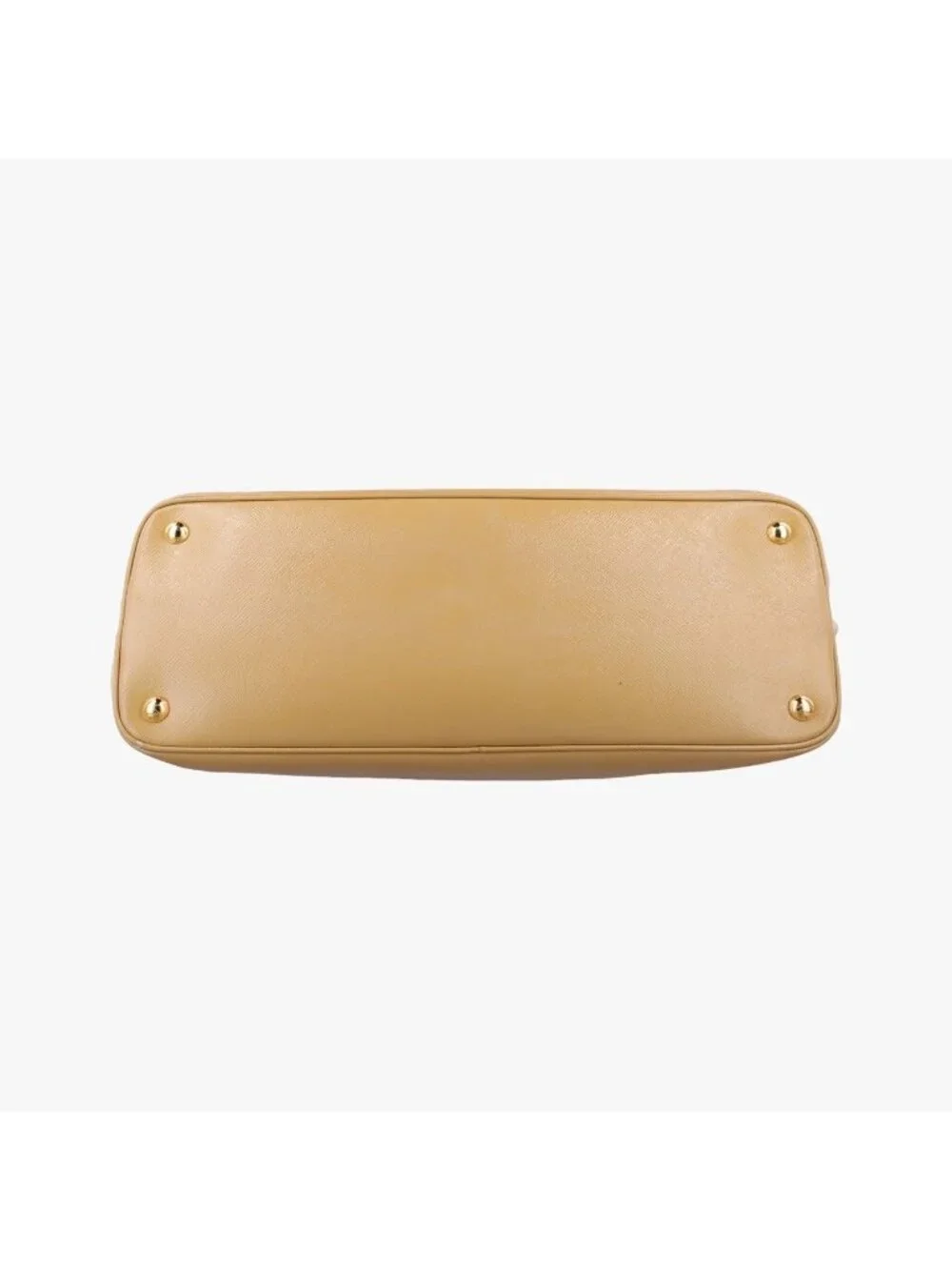 Prada Pyramid Beige Patent 31 Handbag